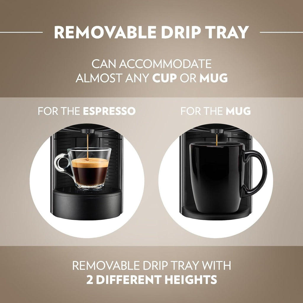 Lavazza Pod Espresso Cappuccino Coffee Machine With BONUS 64 Capsules