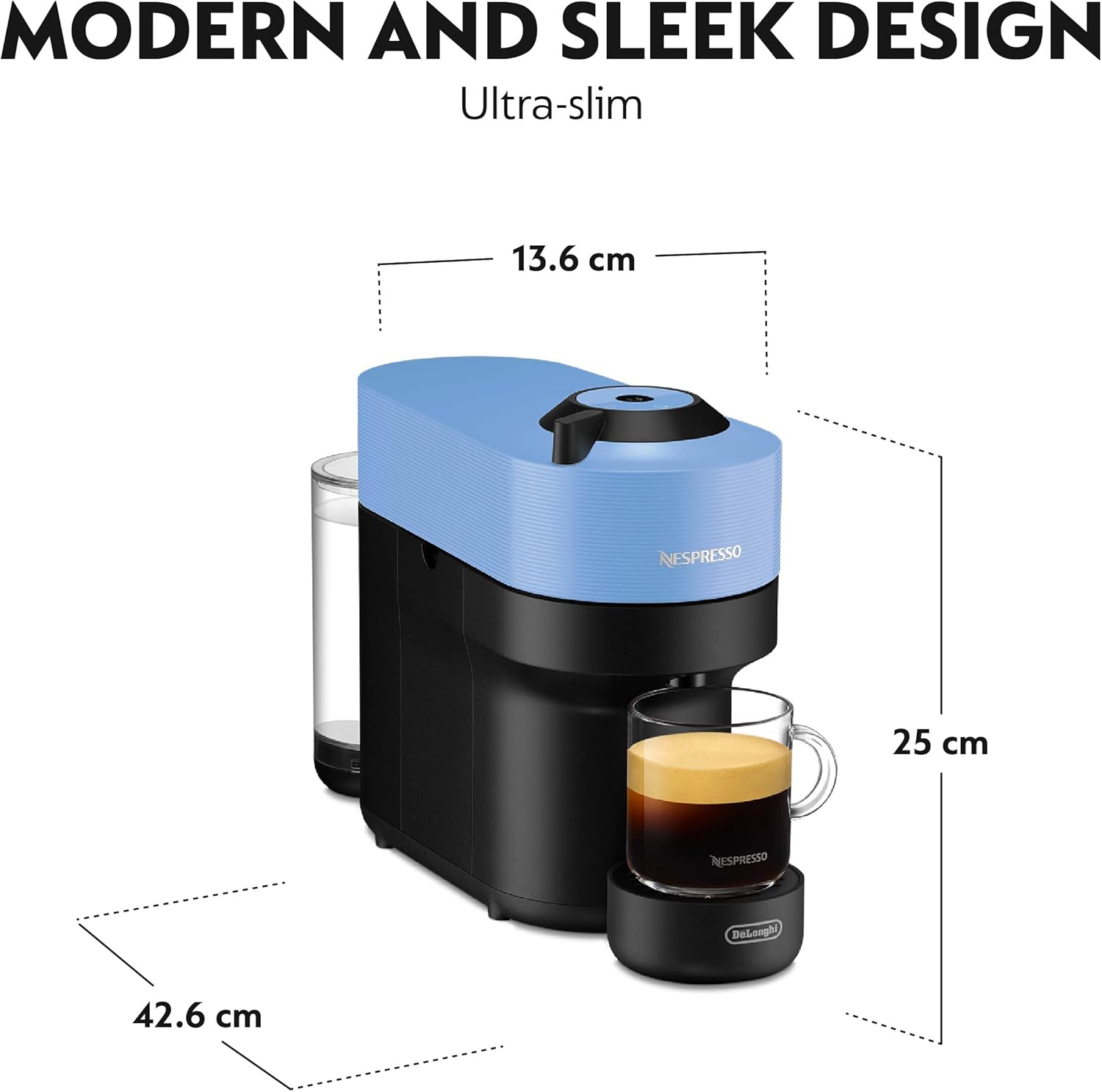 De'Longhi Nespresso Capsule Coffee Machine, Single-Serve Pod Coffee Machine, with Nespresso Starter Pack