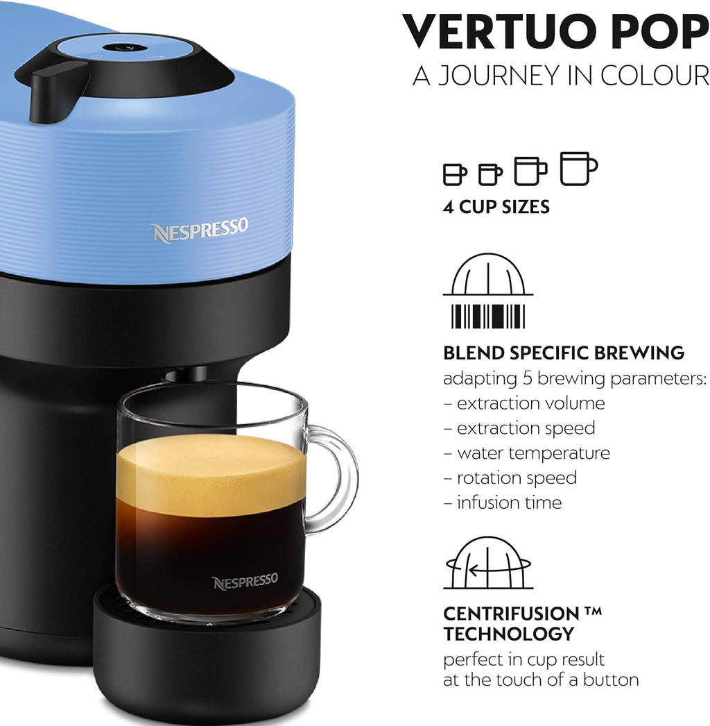 De'Longhi Nespresso Capsule Coffee Machine, Single-Serve Pod Coffee Machine, with Nespresso Starter Pack