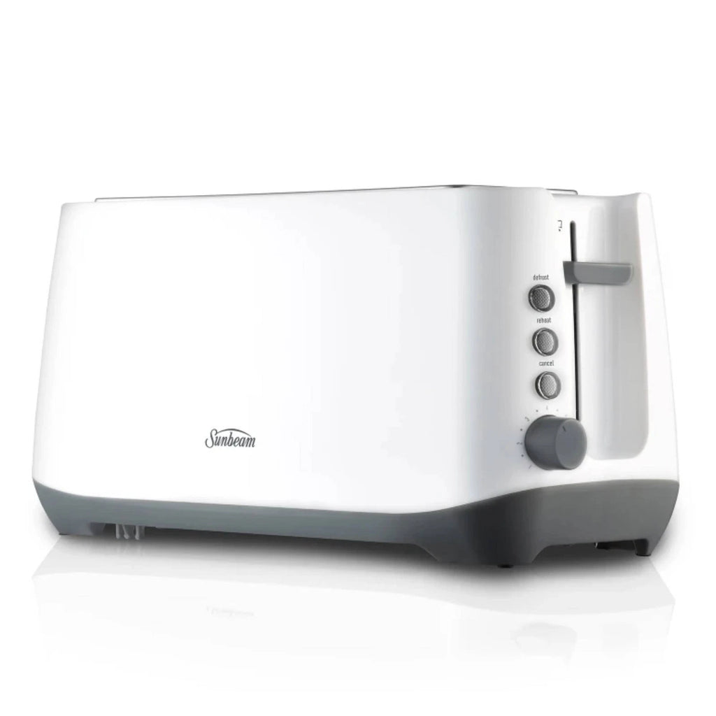 Sunbeam 4 Slice Toaster, 7 Browning Setting, Electric Bread Toast Maker, Crumpet Muffin Toaster