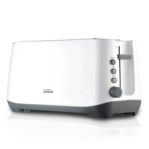 Sunbeam 4 Slice Toaster, 7 Browning Setting, Electric Bread Toast Maker, Crumpet Muffin Toaster