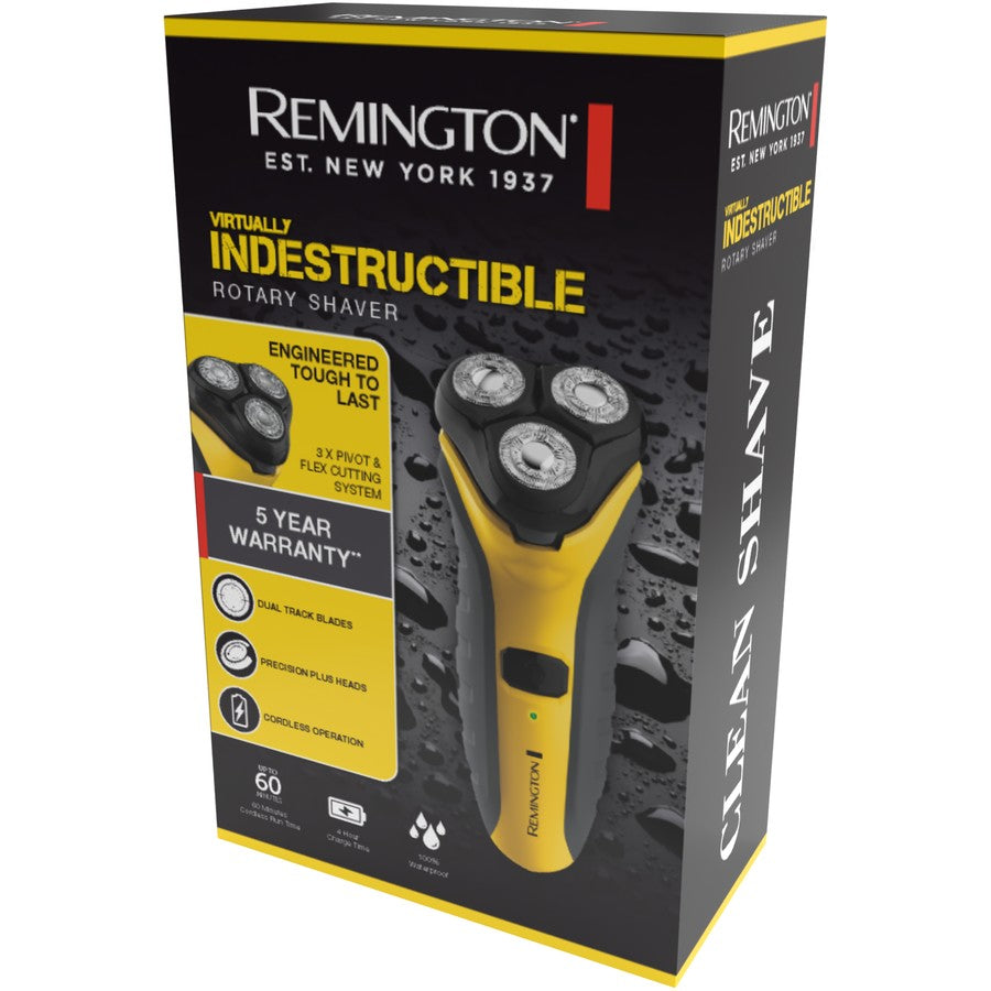 Remington Virtually Indestructible Rotary Electric Men's Shaver, Stubble Attachment