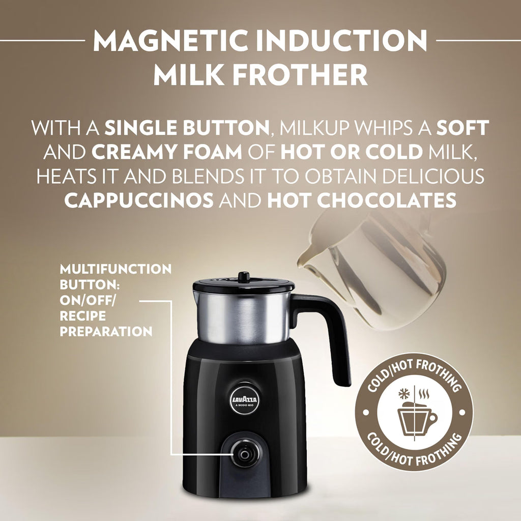 Lavazza Electric Cold and Hot Milk Frother Frother - Coffee Machine Accessory