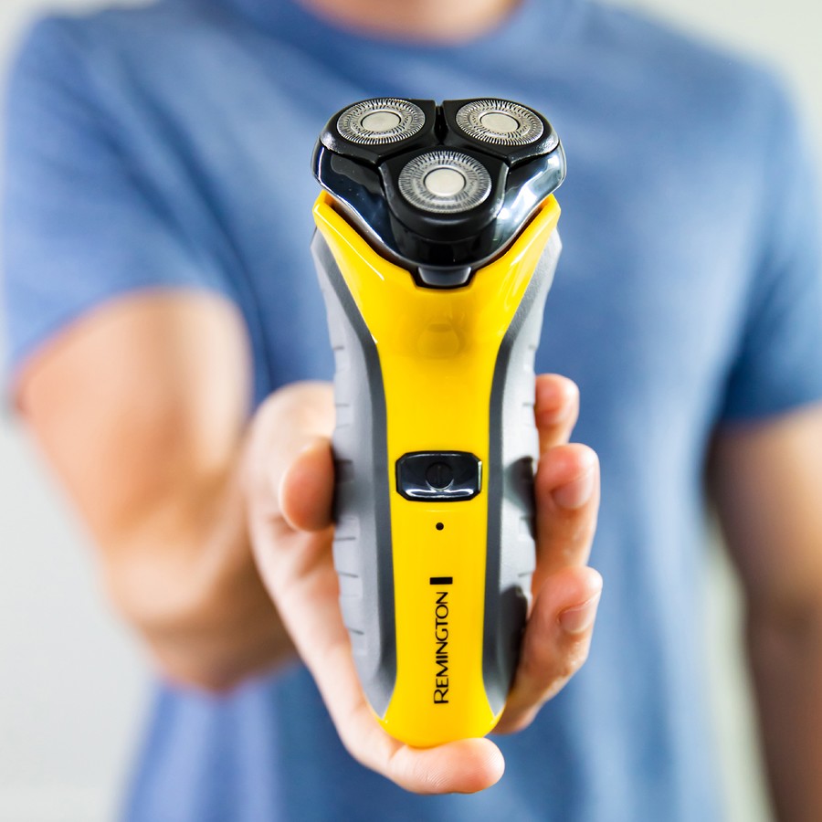 Remington Virtually Indestructible Rotary Electric Men's Shaver, Stubble Attachment