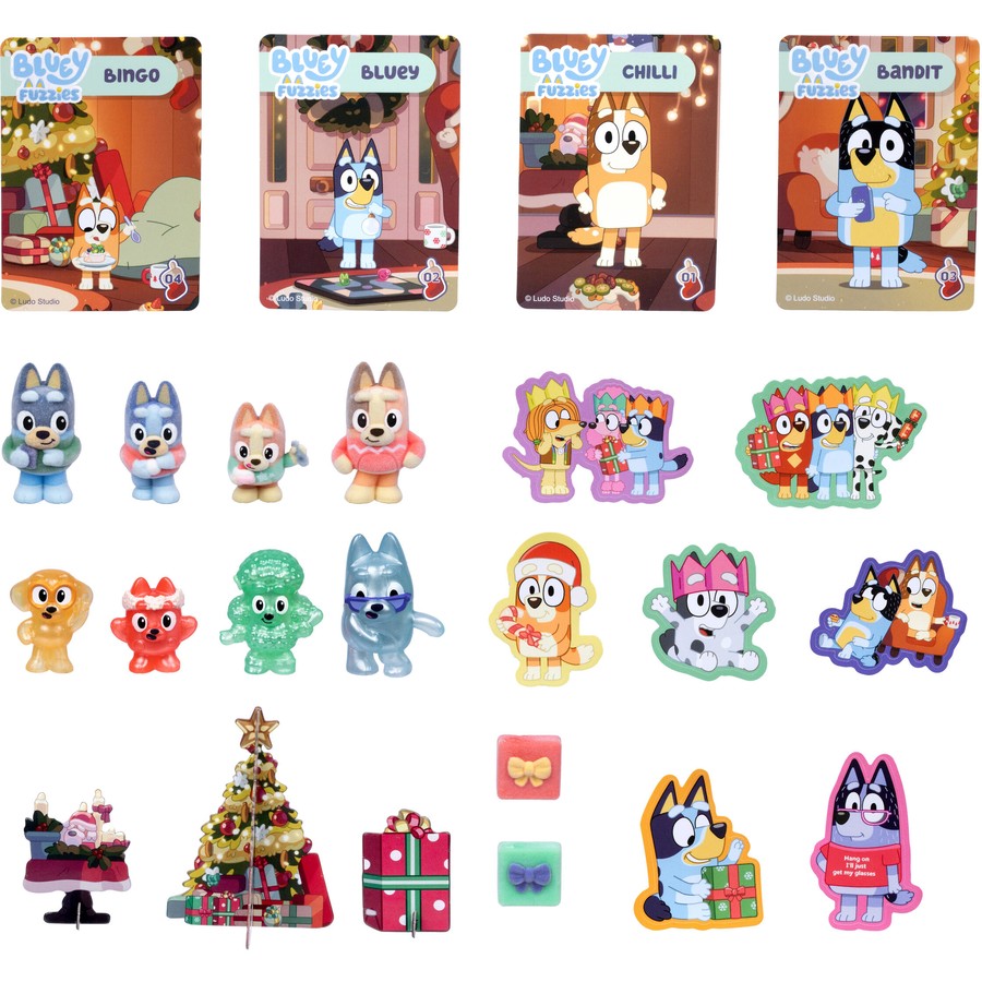 2026 Bluey Advent Calendar 24 Days Of Surprise Christmas Countdown