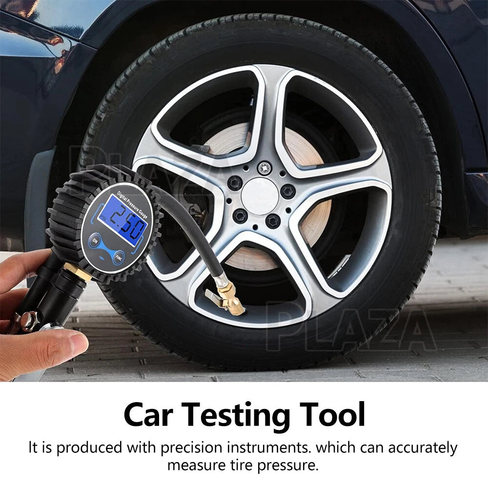 LCD Digital Tyre Pressure Gauge Checker for Car Truck Motorcycles and Bicycles