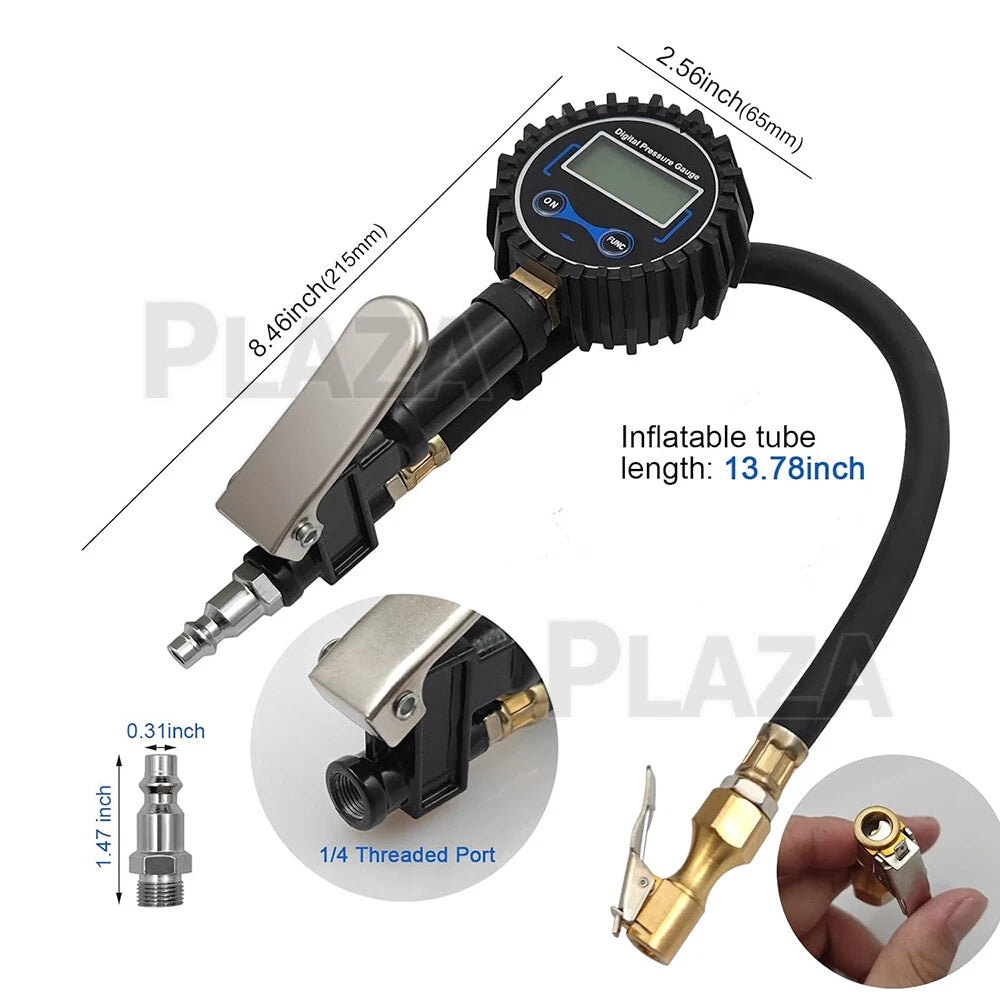 LCD Digital Tyre Pressure Gauge Checker for Car Truck Motorcycles and Bicycles