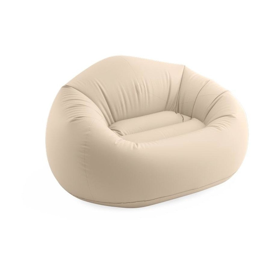 Intex Beanless Bag Inflatable Lounge Chair Beige