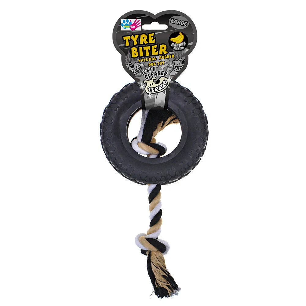 39cm Rope Banana Scented Tyre Biter Pet/Dog/Cat Toy