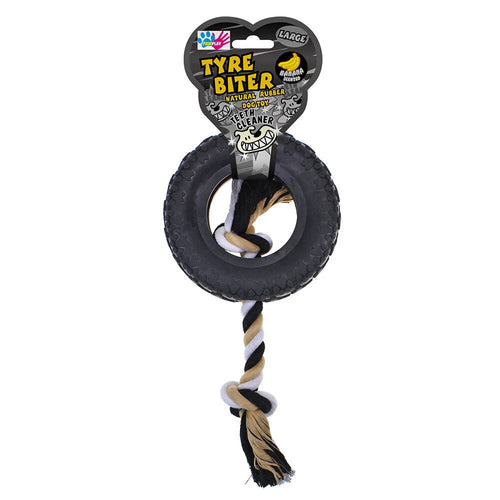 39cm Rope Banana Scented Tyre Biter Pet/Dog/Cat Toy