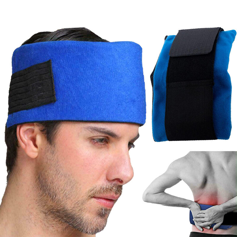 Microwaveable Hot Cold Cool Gel Wrap, Cooling Gel Wrap or Reuseable Hot Heat Therapy