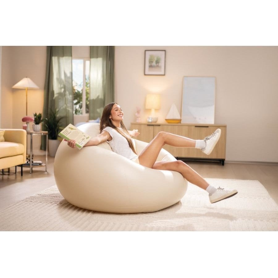 Intex Beanless Bag Inflatable Lounge Chair Beige