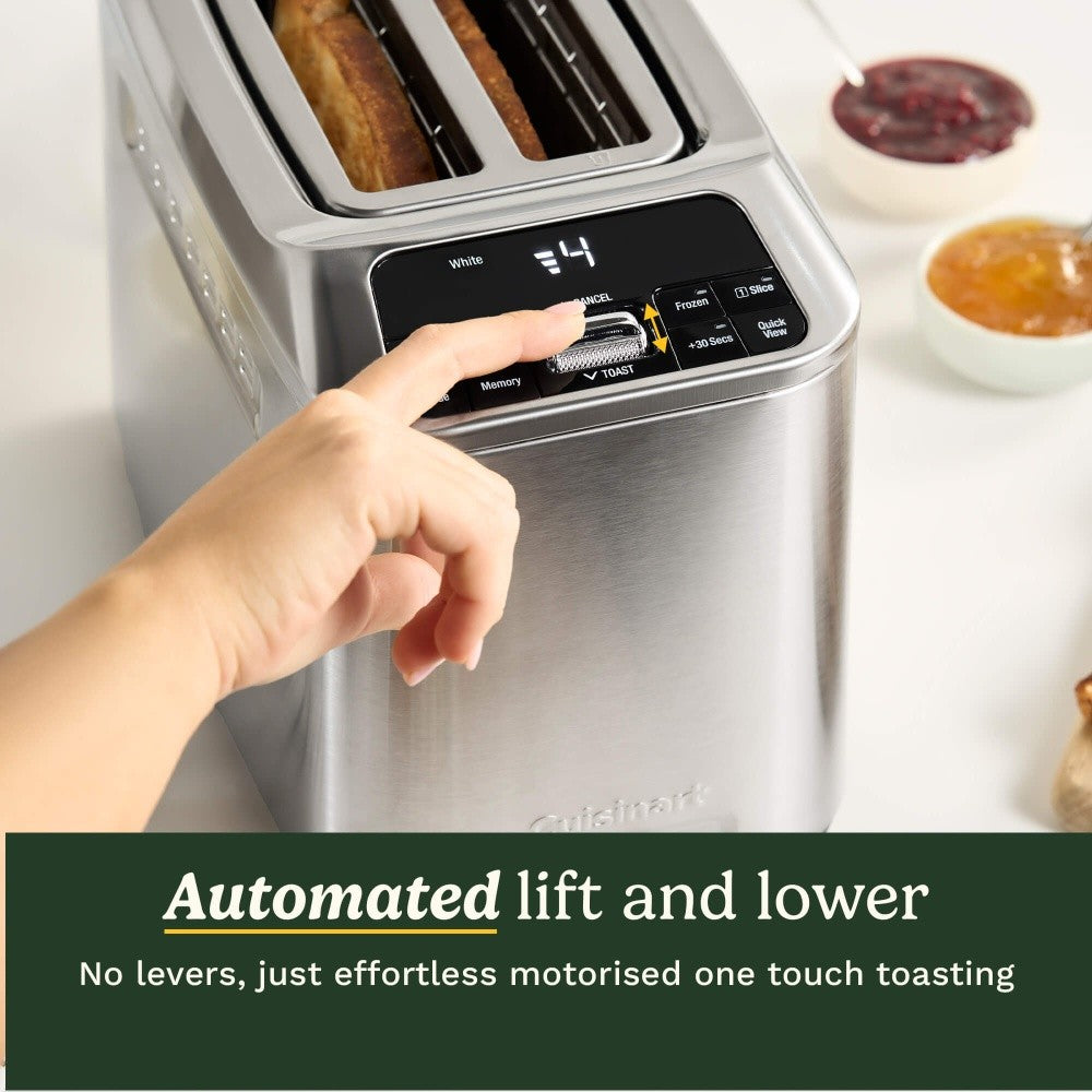 Cuisinart Smart Elite 2 Slice Digital Toaster Stainless Steel Kitchen Appliance