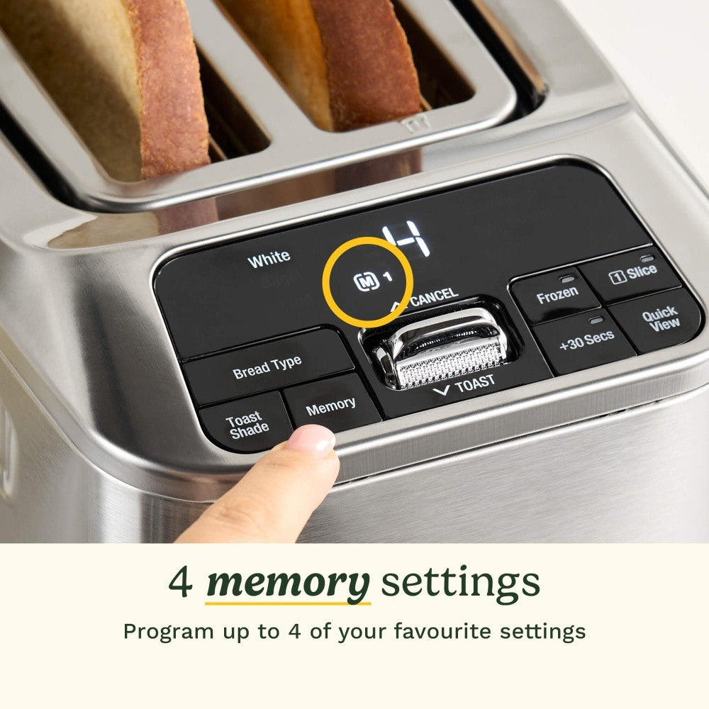 Cuisinart Smart Elite 2 Slice Digital Toaster Stainless Steel Kitchen Appliance
