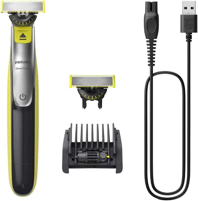 Philips OneBlade 360 + Extra Blade, Electric Beard Trimmer and Shaver with 5-in-1 Comb, QP2734/30