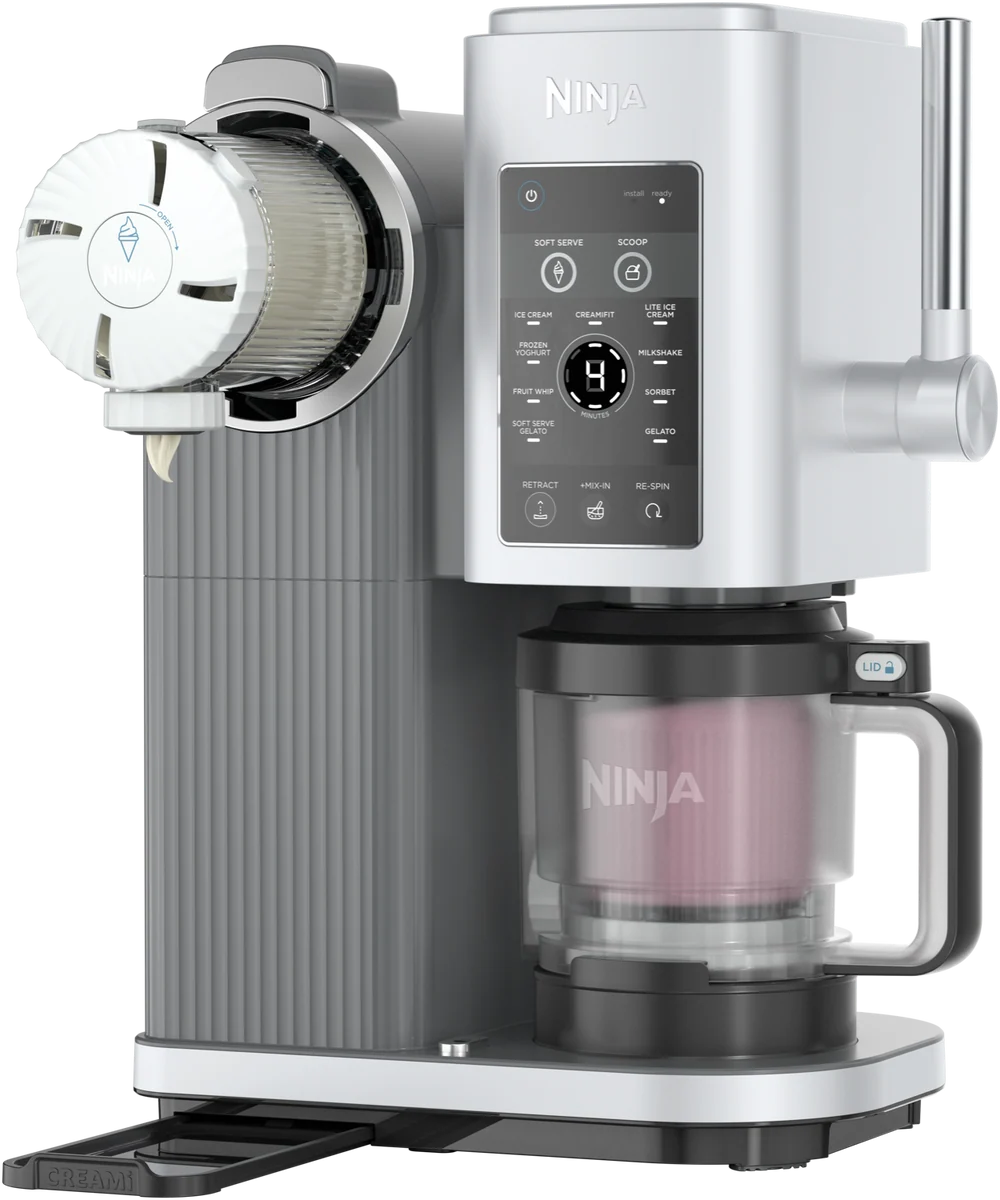 Ninja Electric Dessert Machine - Ninja Swirl By Creami, 13 Programs, Soft Serve Yoghurt