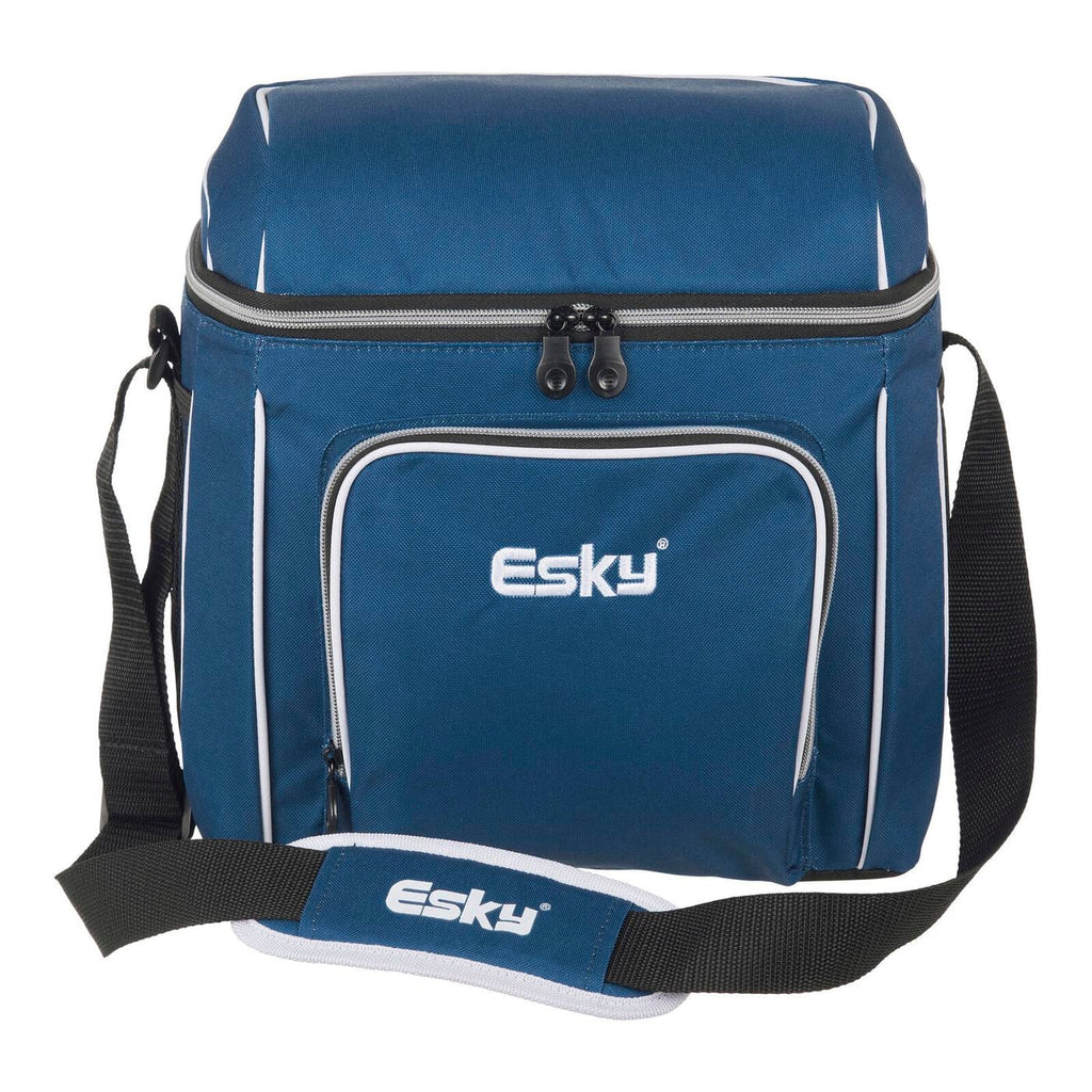Esky 16 Can Blue Soft Cooler Bag - 14L Camping Hiking Drink Side Carry Bag
