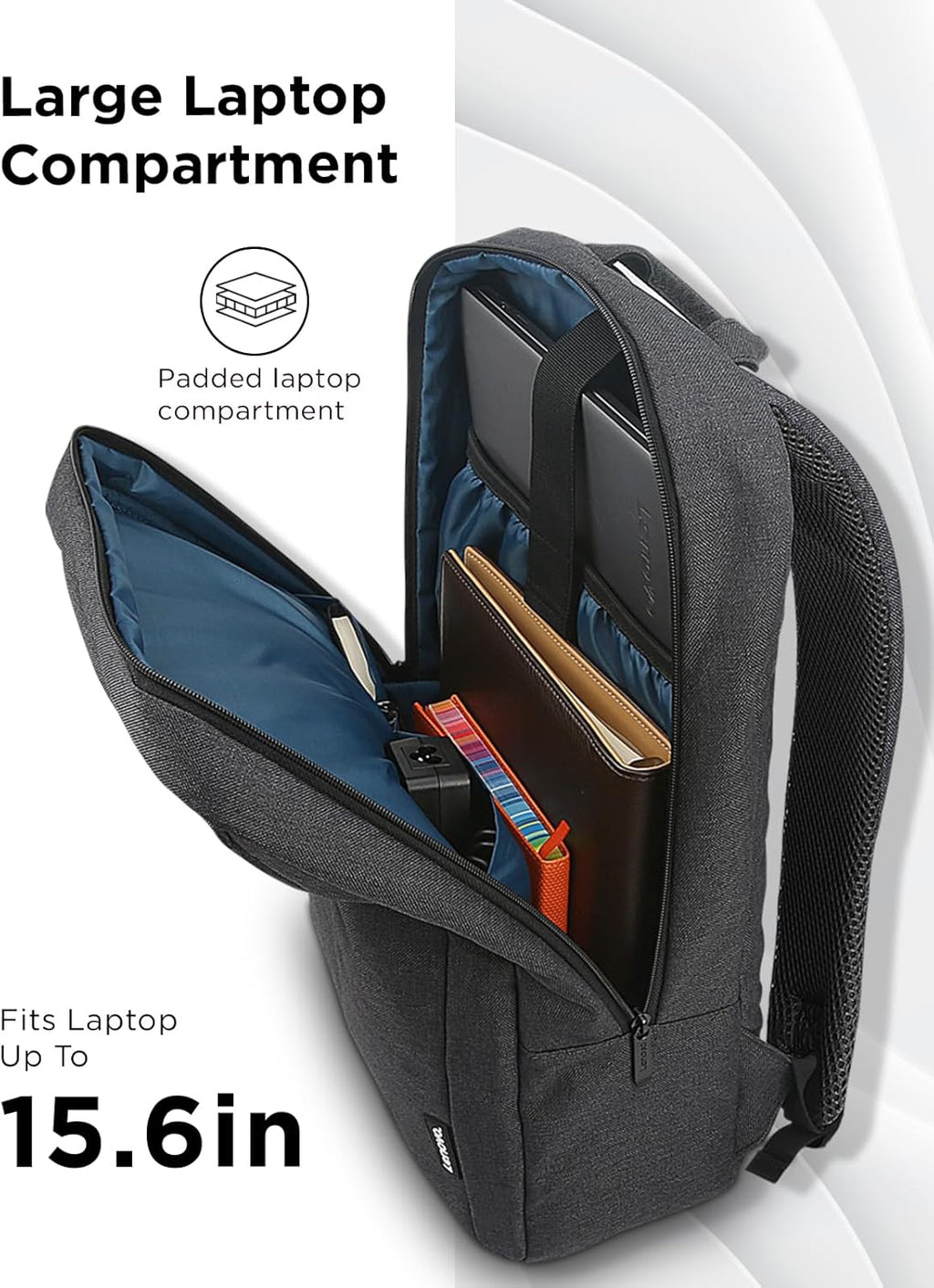 Lenovo Laptop Backpack Fits Up to 15.6" inch - Black