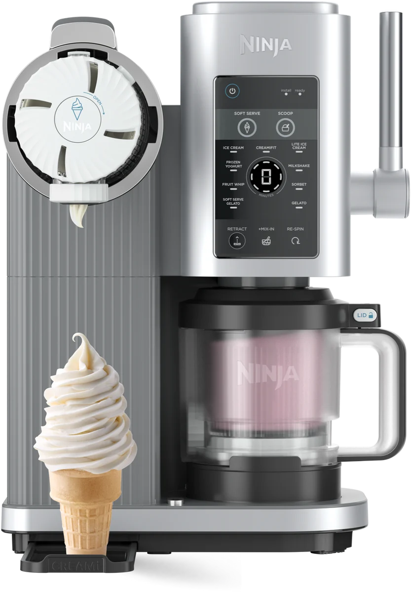 Ninja Electric Dessert Machine - Ninja Swirl By Creami, 13 Programs, Soft Serve Yoghurt