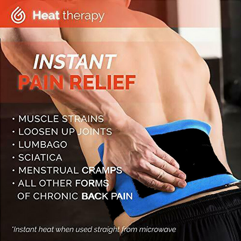 Microwaveable Hot Cold Cool Gel Wrap, Cooling Gel Wrap or Reuseable Hot Heat Therapy
