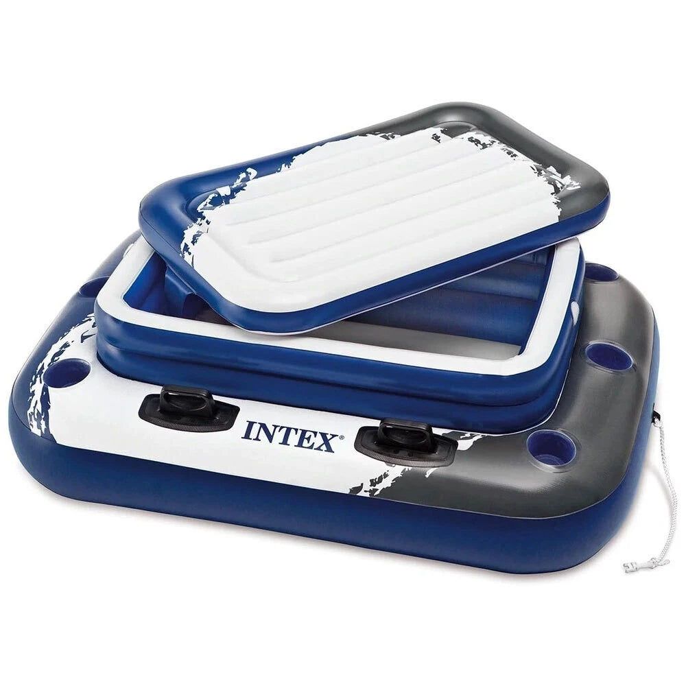 Intex Swimming Pool Float Drinks Cooler/Chiller w/Cup Holders
