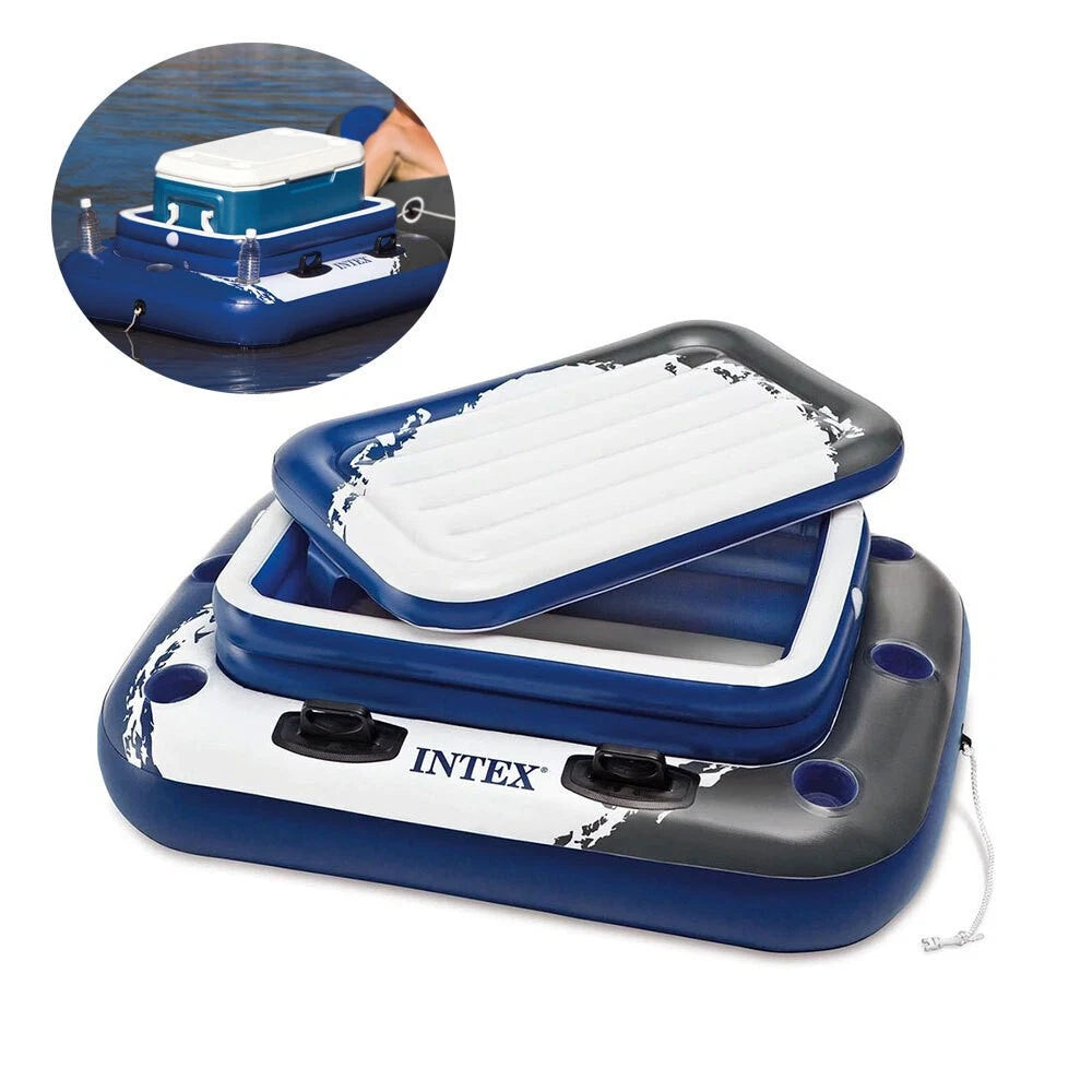 Intex Swimming Pool Float Drinks Cooler/Chiller w/Cup Holders