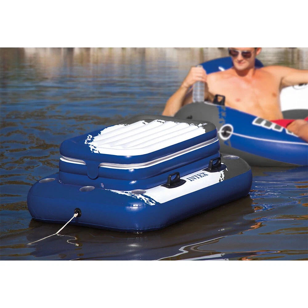 Intex Swimming Pool Float Drinks Cooler/Chiller w/Cup Holders