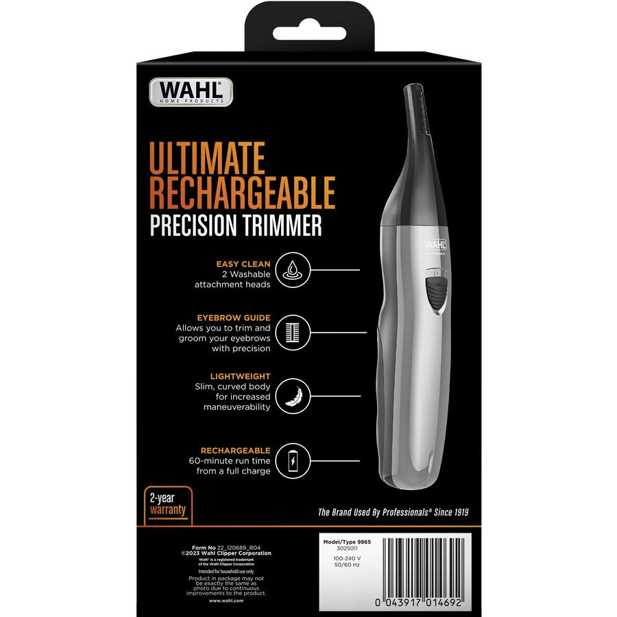 Wahl  Rechargeable Precision Trimmer for Ear Nose Eyebrows