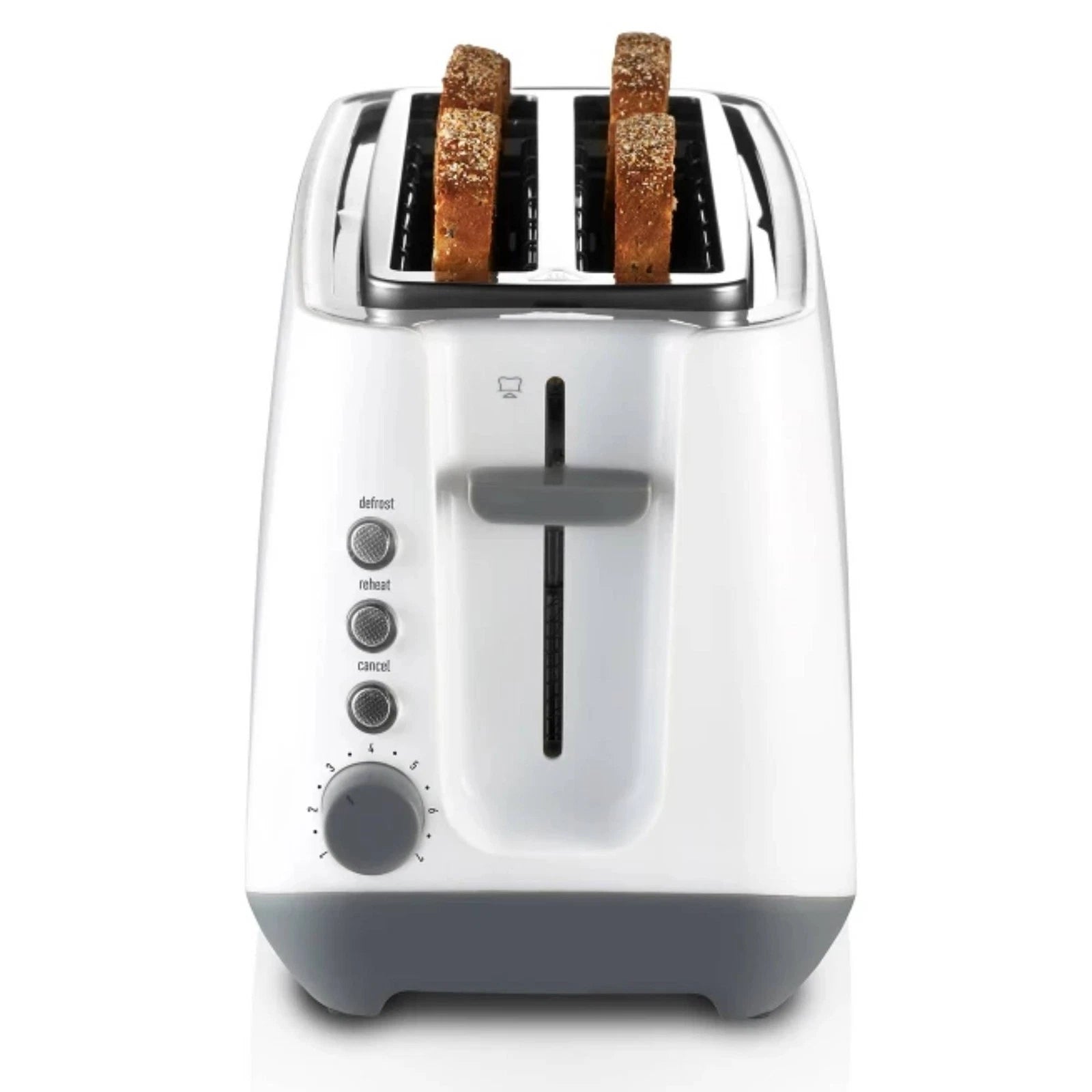 Sunbeam 4 Slice Toaster, 7 Browning Setting, Electric Bread Toast Maker, Crumpet Muffin Toaster