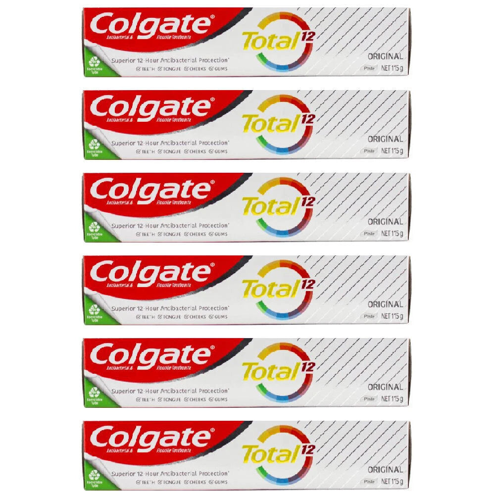6x Colgate Flouride Toothpaste Original Dental Teeth Care