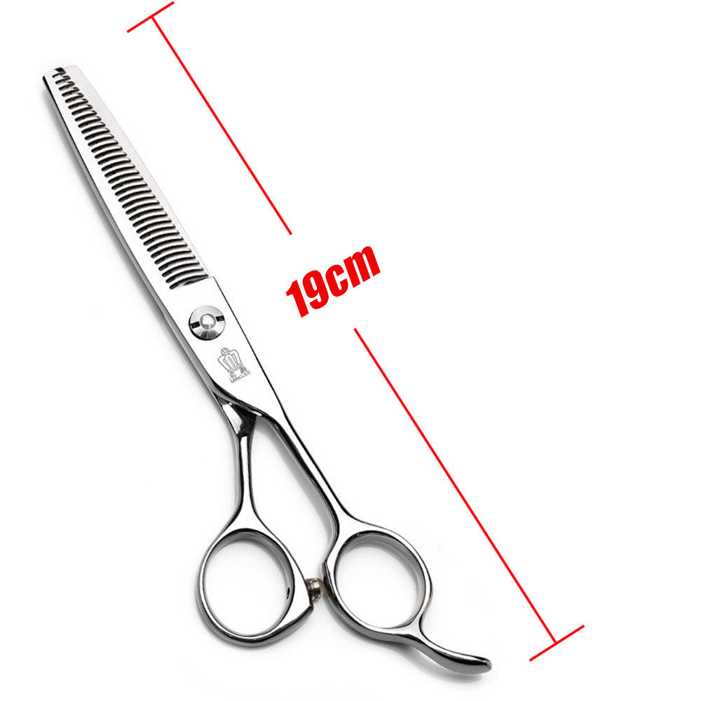 7" Professional Pet Dog Grooming Scissors Shear Hair Cutting Set Curved Tool Kit